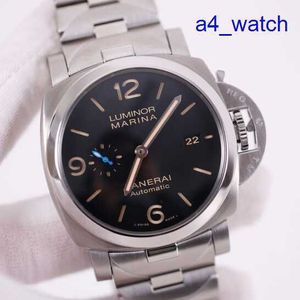 Panerai Elbise Bileği İzle Luminor Pam00723 Erkek Spor İzle Büyük Dial Luminous Fonksiyon Tarihi Ekran Otomatik Makine İsviçre Ünlü Saat Lüks Gösterge 44mm