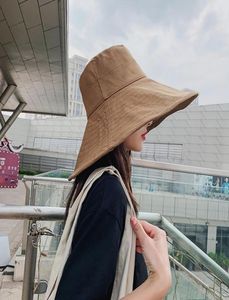 Large Brim UPF50 Fisherman Cap Women039s Outdoor Travel Bucket Ladies Casual Bob Panama Summer Solid Colors Spring Hat6913428