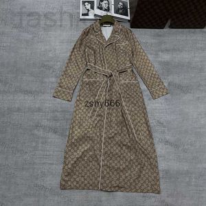 Women Designer Unisex G Vintage Pajama szat Classic Night Druku