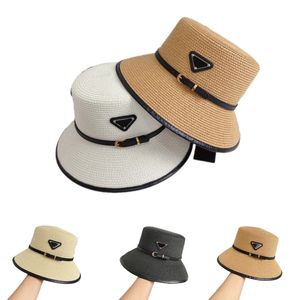 Lady Straw Hat Designer Hat Beach Bucket Hat Travel Triangle Luxury Gorras Sun Hats Casquette Luxe Cap Trendy Fashion Ornament GA0132 H4