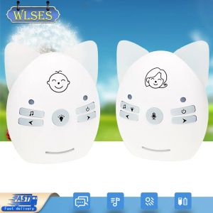 Accessories V30 Baby Monitor Portable Audio Walkie Talkie Digital Wireless Babysister Safety Crying Alarm monitor Lullaby and Night Light