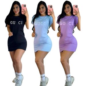 Abiti da t-shirt con paillettes DONNA CASSA CASUA CHURA COMPUTTO BODYCON SHORT MINI DREST FREE FREE