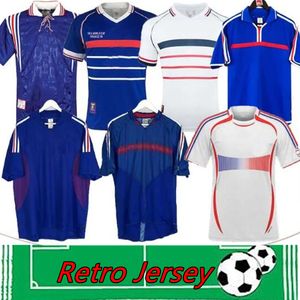 1998 Vintage Jersey Sweatshirt1982 84 86 88 90 98 06 18ZIDANE MAILOT FOOT REZEGUET VIEIRA CHEMISE DE CLASSION DE FOURBOOT