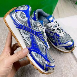 2024 New Mens and Womens Breathable Mesh Sports Shoes Orbit Series Sneakers Leather Mesh Color Matching Lace Up Casual Thick Sole Unisex Running Sneakers Size 35-45