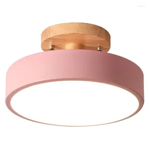 Luci a soffitto moderna LED LED NORDIC LIGHTINA IN LEGNO IN ALUMINAIRE CUSCINA DELLA CUSCINA DA CAMERA BAGNA BAGNA