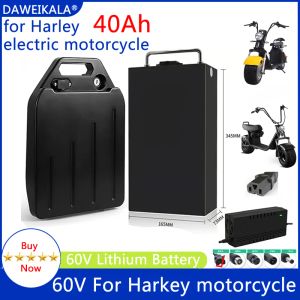 T-Shirt 60 V Batterie Elektrisches Motorrad Lithium Batterie wasserdicht 18650 Batterie 40AH für zwei Rad Motorrad elektrische Rollerrad Fahrrad