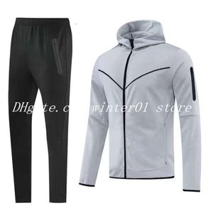 Teknikfleece hoodie män kvinna teknisk fleece pant mens spårdräkt set män sportbyxor jogger byxor tränar bottnar man joggers tryckt wimter01 butik 853