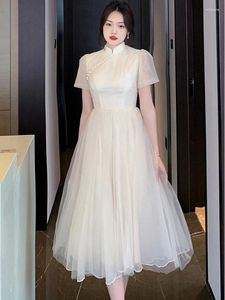 Abiti per feste Donne Fashion Patchowrk Mesh Wedding Dress Summer Elegant Bodycon Festival 2024 Korean Chic Luxury Night