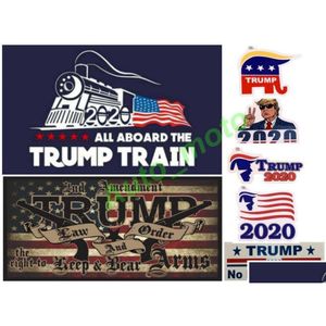 Adesivos de carro 18 tipos de novos estilos Donald Trump adesivo de trem mantenha Make America Great Decal