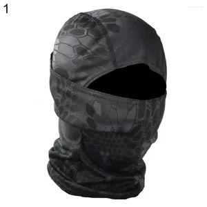 Bandanas Cover Balaklava Neck Gaiter Unisex Camo Print Outdoor Cycling Cap Pełny