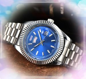 Популярные роскошные мужские мужчина три Stiches watch Quartz Battery Core Day Date Week Cool Simple Dial Clock Sapphire Lens 24 -часовой календарь Watch Montre de Luxe