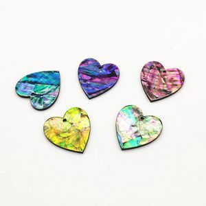 Arrival 30x28mm 30pcs Acrylic with Shell Heart Charm for Handmade Earrings make DIY PartsJewelry Accessories Finding 240416