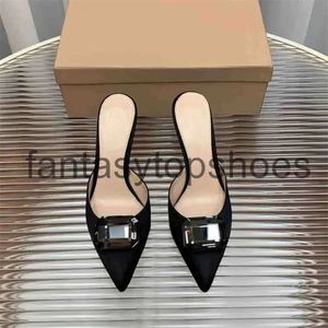 Loro Piano LP Sandaler Stiletto Women Shoes Womens Designer Crystal Sandaler Fashion Large Size Fairy Transparent High Heel Sheos