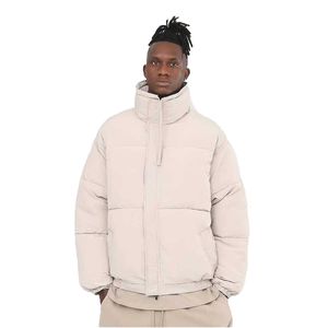 Fashion Ess Designer Fog Double Faden Baumwolljacke High Street Herren und Frauen verdickte Oberbekleidung Trendy Marke Reißverschluss