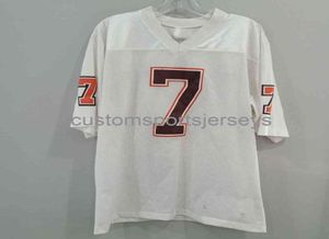 Virginia Tech cucite Michael Vick 7 ritorno a ritorno bianco jersey cucito personalizzato qualsiasi nome numero1948038