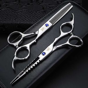 Ножницы для волос Xuanfeng 6-дюймовый стилист-стилист парикмахерский инструмент для укладки салона парикмахерский и похудение набор Q240426