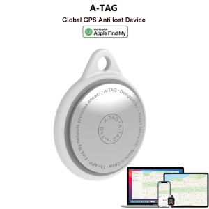 Kontroll Atag Nyckel Finder Artikel Finders MFI Certified Bluetooth GPS Cat Dog Pet Locator Tracker Antiloss Device fungerar med Apple Hitta min