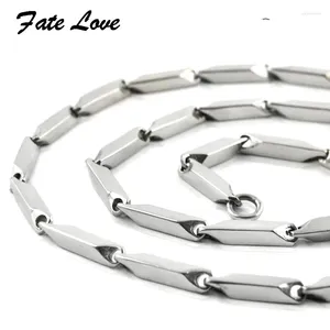 Цепи Classic 316L Ожерелье из нержавеющей стали для женщин Мужские мужские сети женщин/мужской 2/3/4 мм 45/50 // 55/60 см. Серебряные украшения