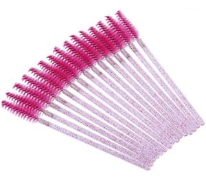 200Pcs Disposable Crystal Eyelash Brush Mascara Wands Applicator Grafting Curling Comb Beauty Makeup Tool Eye Lash6925227