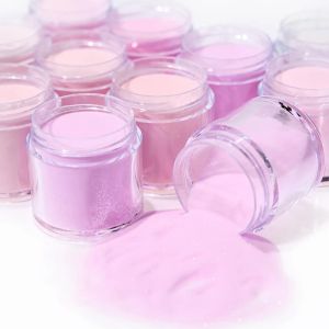 Жидкости 10 г прозрачный белый розовый обнаженная порошка Профессиональный порошок Профессиональный полимер для французского разгибания ногтей Маникюр DIY Crystal Powder 3IN1