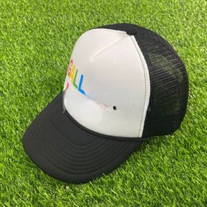 Quality Ball Caps with Multicolor Letters Hat Casual Lettering Curved Brim Baseball Cap for Men and Women249F