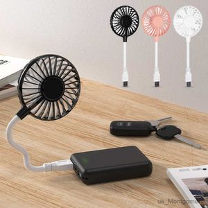 Wentylatory elektryczne przenośny fan USB mini air chłodnica wachlarz letni kemping stół wentylator wentylator wentylator USB dla zasilania banku notebook komputer