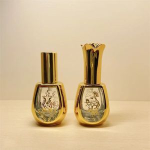 2024 1PC 10ml Gold Glass Perfume Bottle Spray Refillable Atomizer Scent Bottles Packaging Cosmetic Containerfor Glass atomizer bottles for