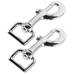 Colarinhos de cachorro 2 pcs animais de estimação ganchos de fivela de metal de metal snap zinco clipes de liga de zinco multiuso