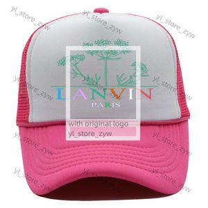 Lanvins Ball Caps 2024 New Lanvin Embroidery Logo Fashion Lan Baseball Cap Men 1：1帽子ラベル調整可能な女性ランビスキャップ