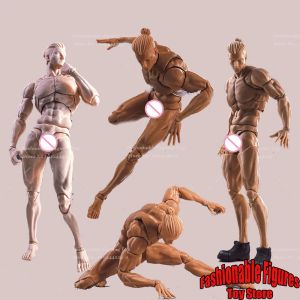 Dolls IN STOCK Romankey X COWL 1/12 Men Soldier Body Super Flexible Sport Muscle Articulated Joint Model 6Inch Action Figure Dolls
