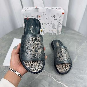 Orijinal deri kalın tabanlı sandalet, konforlu ve çok yönlü, kaymaya dayanıklı, bir çizgi balıksırtı plaj flip flop, moda erkek ayakkabıları