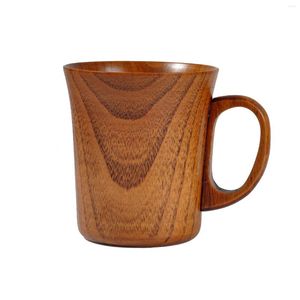 Kubki drewniana kubek kolorowy ręcznie robiony naturalny drewniany kawa herbata do herbaty sok do mleka kubek wydajny i trwałe meble domowe 2024