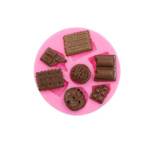 Moulds Cartoon ice cream candy candy cakes silicone mold DIY handmade chocolate crafty cakes dessert decoration baking gadgets new