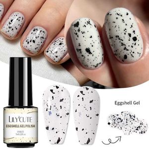 Nail Polish LILYCUTE 7ml shell Gel Nail Polish Winter Varnish Semi Permanent With Any Color Gel Soak Off UV Hybrid Gel Nail Arts Manicure Y240425