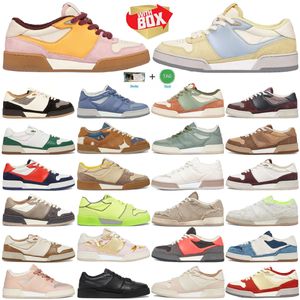 Match shoes running Couple Platform calfskin Trainers Leather Vintage Splice suede amaranth pink yellow neon Jacobs canvas Low tops Men Women white black light