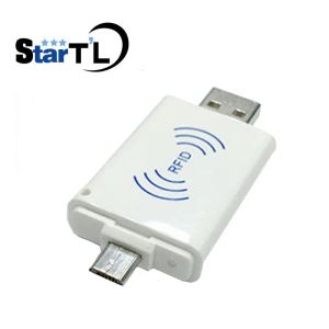 Leitores Mini portátil RFID 125KHz Proximidade Smart EM Card Micro USB ID Card Reader Win8/Android/OTG Smart Phone Android RFID Card Reader