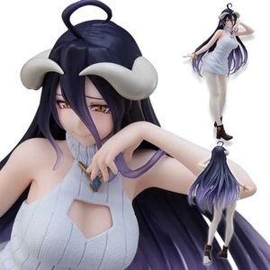 Figure giocattolo d'azione 21 cm overlord albedo figura anime abito sexy action figure ainz ooal figurine pvc collection per adulti giocattoli bambole modello y240425ksab