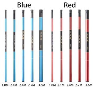 182736M de fibra de carbono hastes de pesca ultraleves Super Stream Hard Spinning Carp Acessórios portáteis de pesca