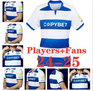 24 25 Queens Park Rangers Soccer Jerseys 2024 Camisetas de futebol QPR azul branco C.Willock Maillot L.Dykes Armstrong A.Adomah