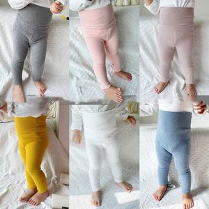 Trousers Baby toddler girl long leg big PP pants spring and autumn childrens girl pants fashionable solid long pants childrens pants 2024 new modelL2404