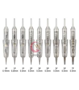 50 PCS de alta qualidade 1r 3r 5r 5f 7f agulha de cartucho para dispositivos de micropigmentação Máquina de maquiagem permanente com painel3222276