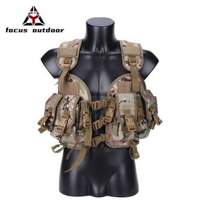 Utomhussport Vest Militär fan kamouflage multifunktionell CQB -modul 97 SEAL Tactical Vest Water Bag