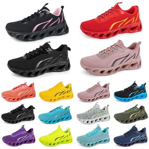 Style5 Men Women Running Shoes Sneaker Triple Black White Red Yellow Purple Green Blue Peach Pink Fuchsia Breathable Outdoor Trainer Sports Sneakers GAI