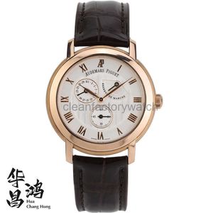 Piquet Luxury Designer Audemar Watches Apsf Royals Oaks Wristwatch Millennium Series 18k Rose Gold Manual Men's Watch AudemarrsP Waterproof Stainless High Quality