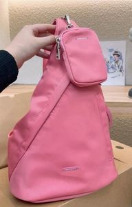 10A Top New Designer -Tasche Frauen Herren Nylon -Umhängetaschen Luxurys Crossbody Bag Tasche Brieftasche Doppel Reißverschluss Handtasche Fanny Packbeutel Gürtelbeutel Bumbag Rucksack Pink Pink