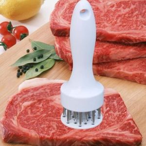 Professional Meat Tenderizer Needle Stainless Steel Portable Steak Pork Chop Meat Hammer Kitchen Cooking Tool Accessories Gadget 2024426