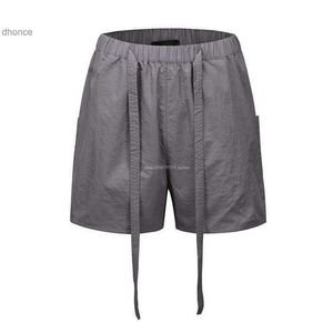 Solid 2023 Shorts New Long Rope Loose Mesh Lining Kanyess High Street Training Casual