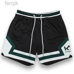 Mäns shorts nyaste sommarmän sportshorts kör fitness snabbtorkande trend träning korta byxor lösa basketbyxor män tröjor d240426