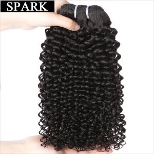 Wigs Spark Brazilian Kinky Curly Hair Bundles 1/3/4PCS 28 30 32inch 100% Human Hair Weaving Natural Remy Hair Extensions Curly Hair