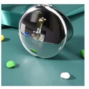 Nowy shatterproof Stal nierdzewna Ultra Slim Solding Portable Mirror Makeup Unbreakable Camping Mirror do osobistego użytku, Travelling for